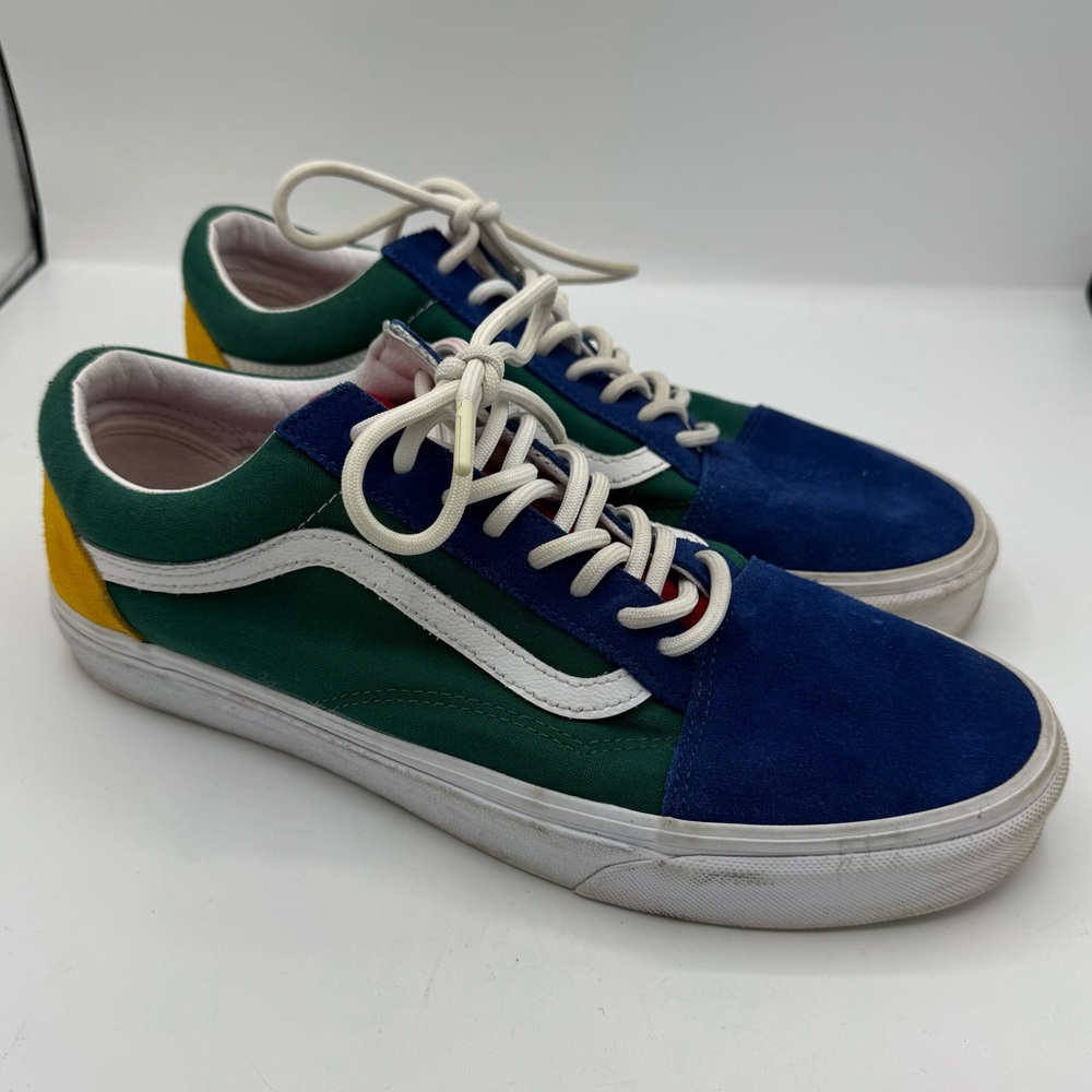 Vans Old Skool Yacht Club sneakers skate multicolored suede canvas nautical 10‎
